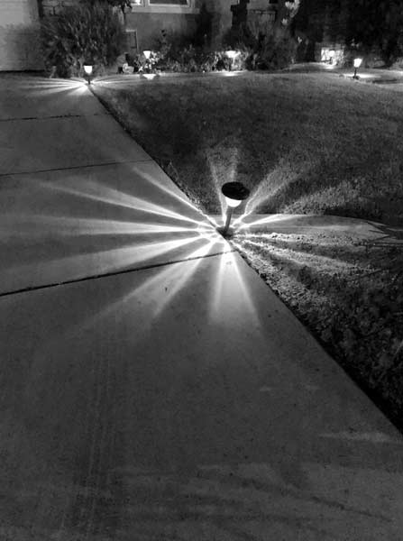 path with light at night. Shattered. Desert Light by Judith Vaughn